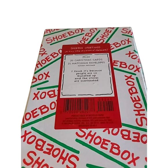 Shoebox Christmas Cards "The smell of Christmas is in the air" Hallmark Maxine - Picture 3 of 5